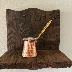 Copper turkish coffee pot